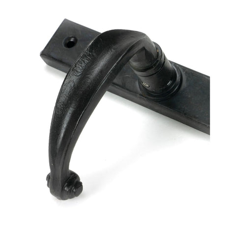 From The Anvil - External Beeswax Cottage Slimline Lever Espag. Latch Set | Sku. 46402 | Trade Door Handles.