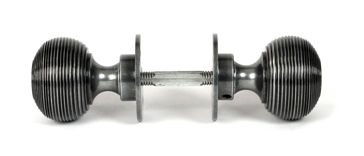 From The Anvil - Pewter Heavy Beehive Mortice/Rim Knob Set | Sku. 46403 | Trade Door Handles.