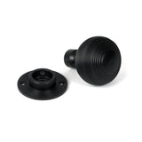 From The Anvil - Matt Black Heavy Beehive Mortice/Rim Knob Set | Sku. 46404 | Trade Door Handles.