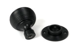 From The Anvil - Matt Black Heavy Beehive Mortice/Rim Knob Set | Sku. 46404 | Trade Door Handles.