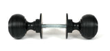 From The Anvil - Matt Black Heavy Beehive Mortice/Rim Knob Set | Sku. 46404 | Trade Door Handles.
