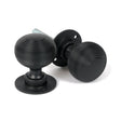 From The Anvil - Matt Black Heavy Beehive Mortice/Rim Knob Set | Sku. 46404 | Trade Door Handles.