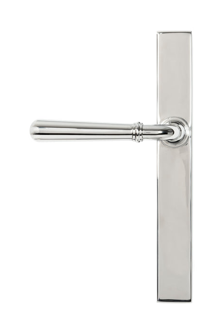 From The Anvil - Polished Marine SS (316) Newbury Slimline Lever Espag. Latch Set | Sku. 46405 | Trade Door Handles.