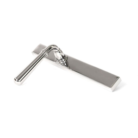 From The Anvil - Polished Marine SS (316) Newbury Slimline Lever Espag. Latch Set | Sku. 46405 | Trade Door Handles.