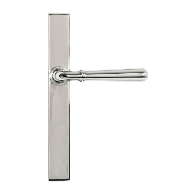 From The Anvil - Polished Marine SS (316) Newbury Slimline Lever Espag. Latch Set | Sku. 46405 | Trade Door Handles.