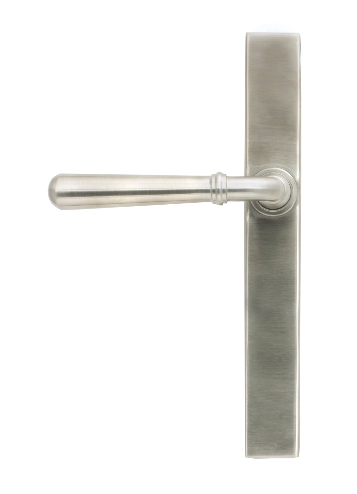 From The Anvil - Satin Marine SS (316) Newbury Slimline Lever Espag. Latch Set | Sku. 46406 | Trade Door Handles.