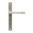 From The Anvil - Satin Marine SS (316) Newbury Slimline Lever Espag. Latch Set | Sku. 46406 | Trade Door Handles.