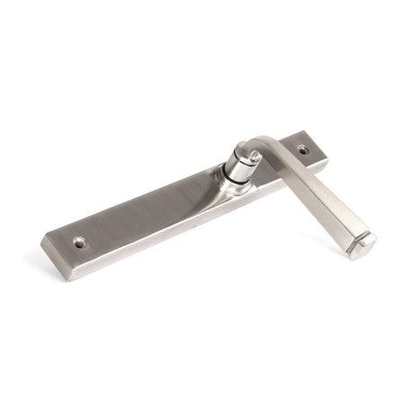 From The Anvil - Satin Marine SS (316) Avon Slimline Lever Espag. Latch Set | Sku. 46407 | Trade Door Handles.