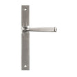From The Anvil - Satin Marine SS (316) Avon Slimline Lever Espag. Latch Set | Sku. 46407 | Trade Door Handles.