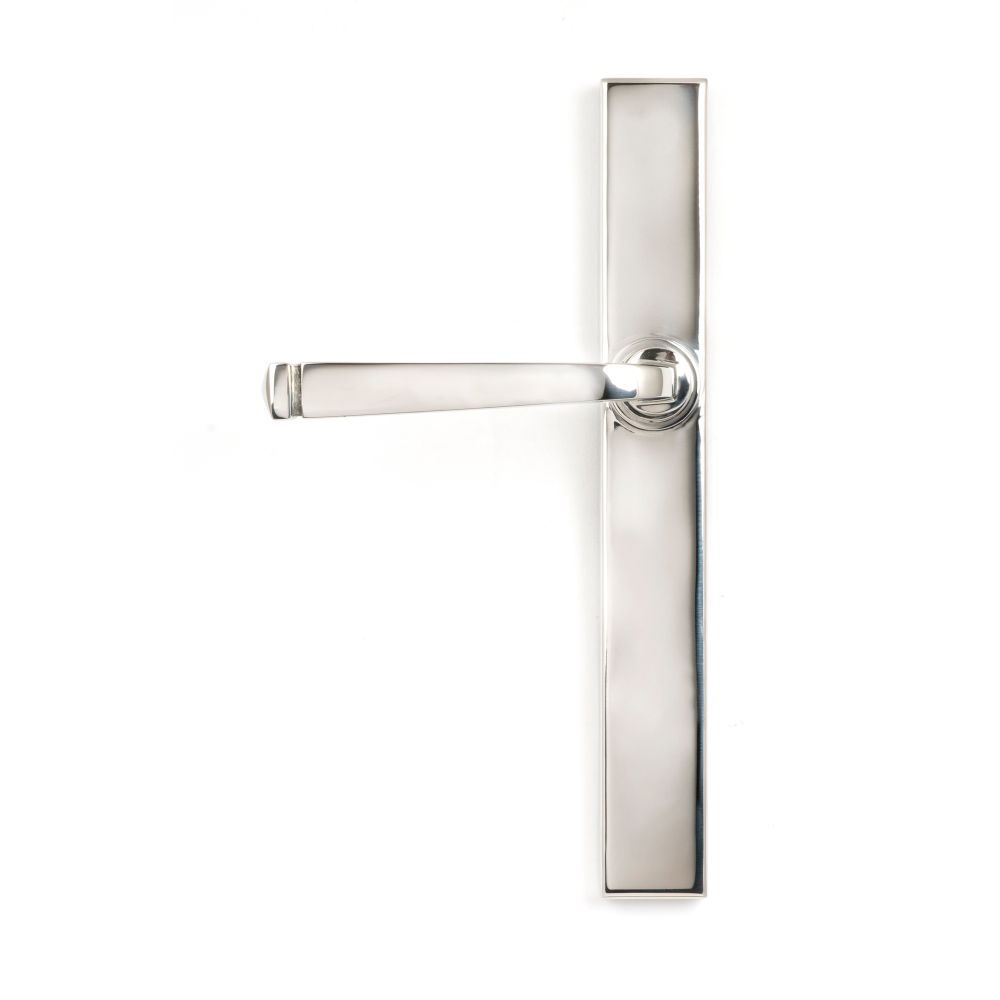 From The Anvil - Polished Marine SS (316) Avon Slimline Lever Espag. Latch Set | Sku. 46408 | Trade Door Handles.