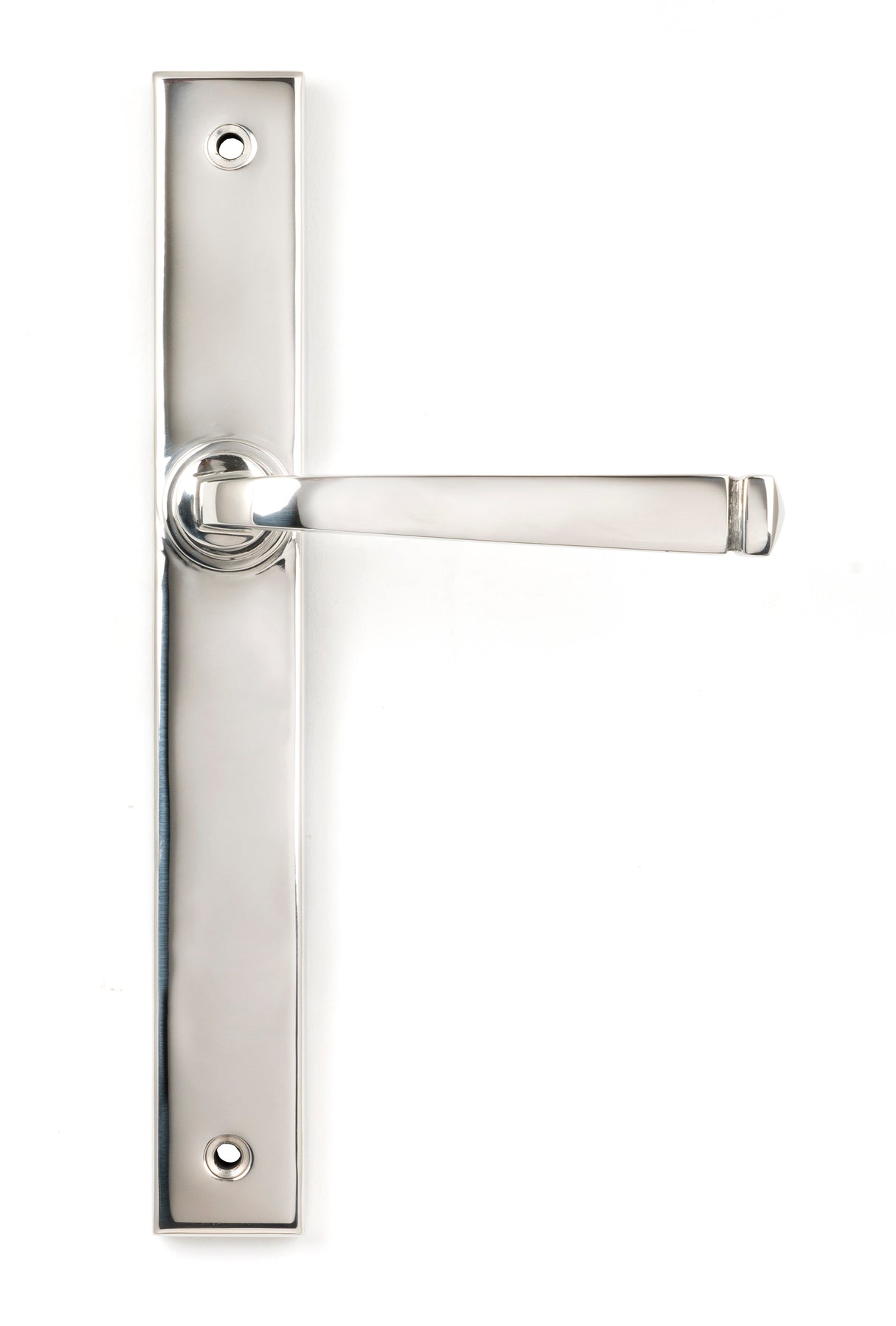 From The Anvil - Polished Marine SS (316) Avon Slimline Lever Espag. Latch Set | Sku. 46408 | Trade Door Handles.