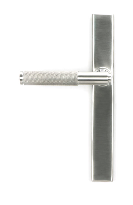 From The Anvil - Satin Marine SS (316) Brompton Slimline Lever Espag. Latch Set | Sku. 46409 | Trade Door Handles.