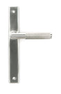 From The Anvil - Satin Marine SS (316) Brompton Slimline Lever Espag. Latch Set | Sku. 46409 | Trade Door Handles.