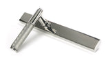 From The Anvil - Polished Marine SS (316) Brompton Slimline Lever Espag. Latch Set | Sku. 46410 | Trade Door Handles.