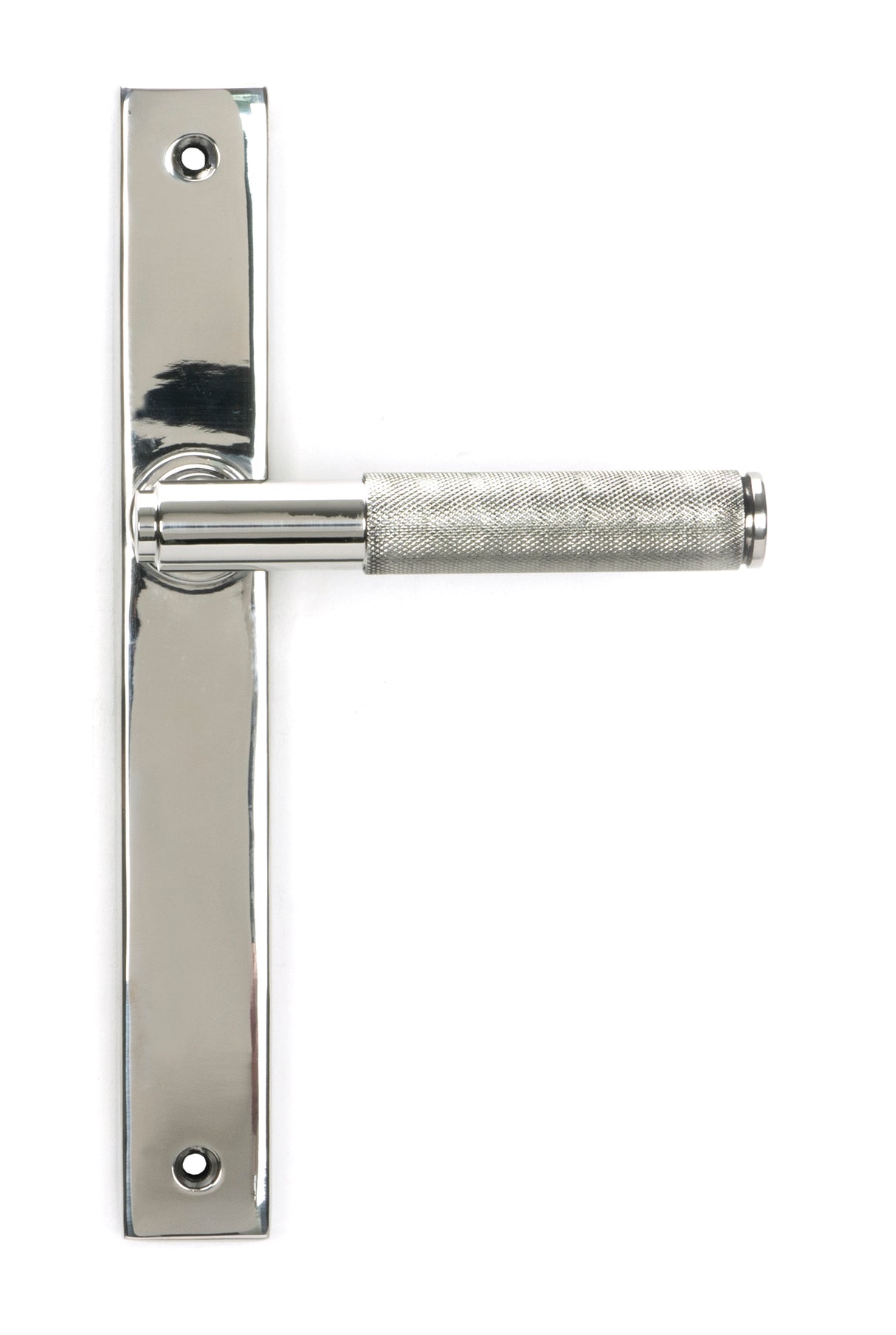 From The Anvil - Polished Marine SS (316) Brompton Slimline Lever Espag. Latch Set | Sku. 46410 | Trade Door Handles.