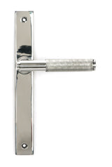 From The Anvil - Polished Marine SS (316) Brompton Slimline Lever Espag. Latch Set | Sku. 46410 | Trade Door Handles.