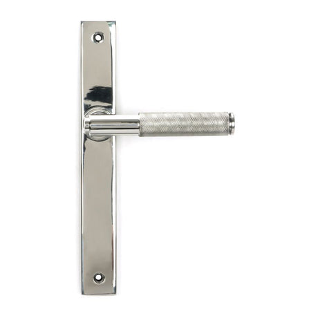 From The Anvil - Polished Marine SS (316) Brompton Slimline Lever Espag. Latch Set | Sku. 46410 | Trade Door Handles.