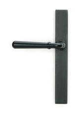 From The Anvil - Matt Black Newbury Slimline Lever Espag. Latch Set | Sku. 46411 | Trade Door Handles.