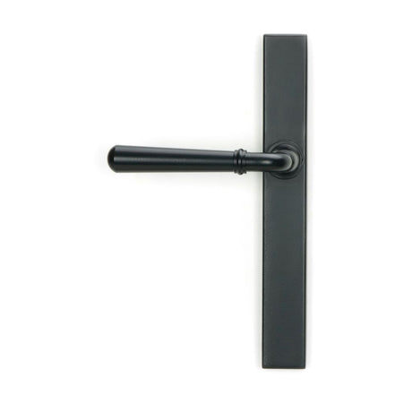 From The Anvil - Matt Black Newbury Slimline Lever Espag. Latch Set | Sku. 46411 | Trade Door Handles.