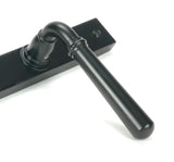 From The Anvil - Matt Black Newbury Slimline Lever Espag. Latch Set | Sku. 46411 | Trade Door Handles.