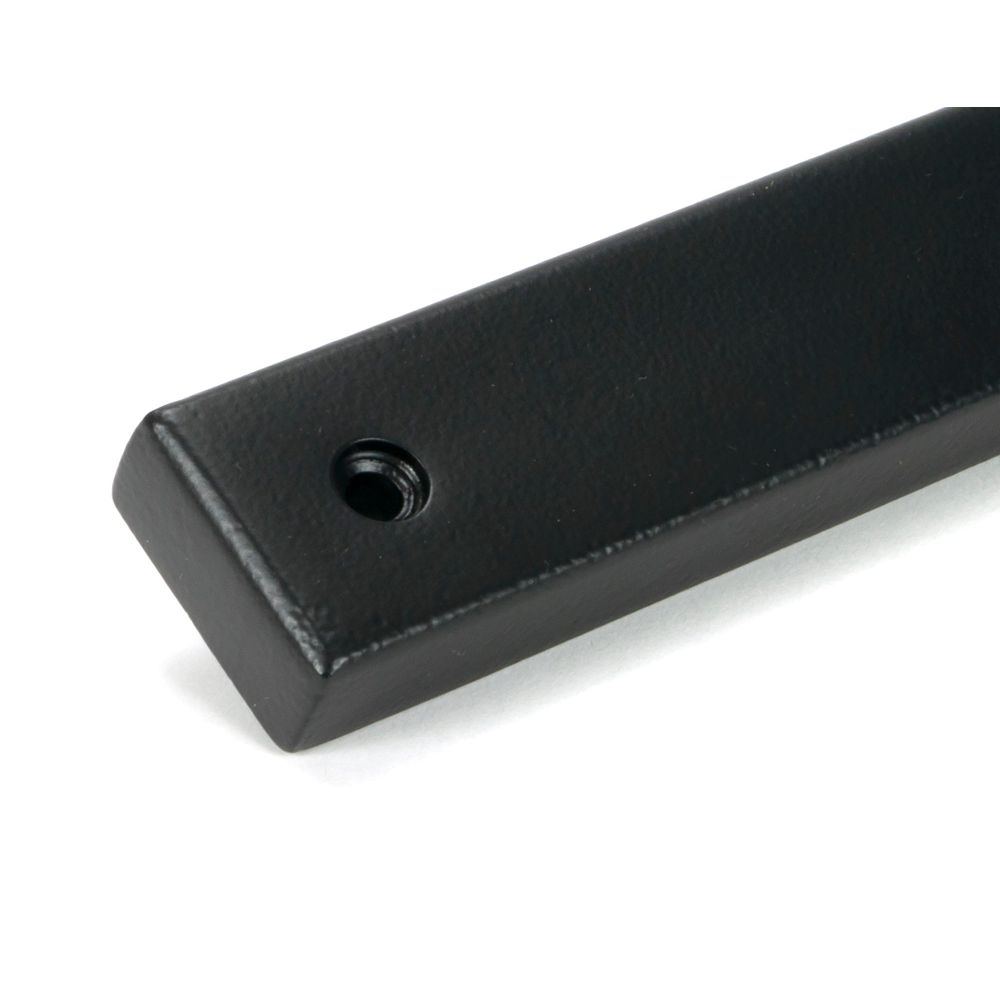 From The Anvil - Matt Black Newbury Slimline Lever Espag. Latch Set | Sku. 46411 | Trade Door Handles.