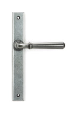 From The Anvil - Pewter Newbury Slimline Lever Espag. Latch Set | Sku. 46412 | Trade Door Handles.