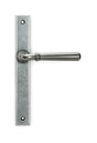 From The Anvil - Pewter Newbury Slimline Lever Espag. Latch Set | Sku. 46412 | Trade Door Handles.