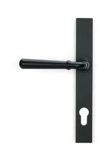 From The Anvil - Matt Black Newbury Slimline Lever Espag. Lock Set | Sku. 46413 | Trade Door Handles.