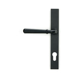 From The Anvil - Matt Black Newbury Slimline Lever Espag. Lock Set | Sku. 46413 | Trade Door Handles.
