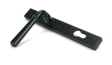 From The Anvil - Matt Black Newbury Slimline Lever Espag. Lock Set | Sku. 46413 | Trade Door Handles.