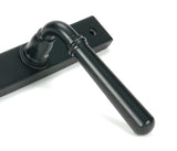 From The Anvil - Matt Black Newbury Slimline Lever Espag. Lock Set | Sku. 46413 | Trade Door Handles.