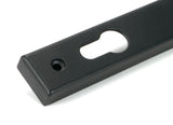 From The Anvil - Matt Black Newbury Slimline Lever Espag. Lock Set | Sku. 46413 | Trade Door Handles.