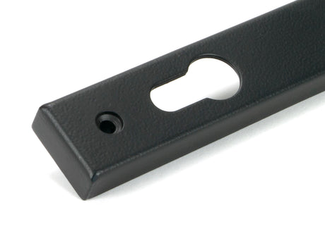 From The Anvil - Matt Black Newbury Slimline Lever Espag. Lock Set | Sku. 46413 | Trade Door Handles.