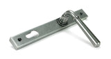 From The Anvil - Pewter Newbury Slimline Lever Espag. Lock Set | Sku. 46414 | Trade Door Handles.
