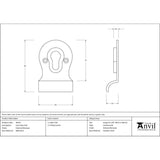 From The Anvil - External Beeswax Euro Door Pull | Sku. 46415 | Trade Door Handles.