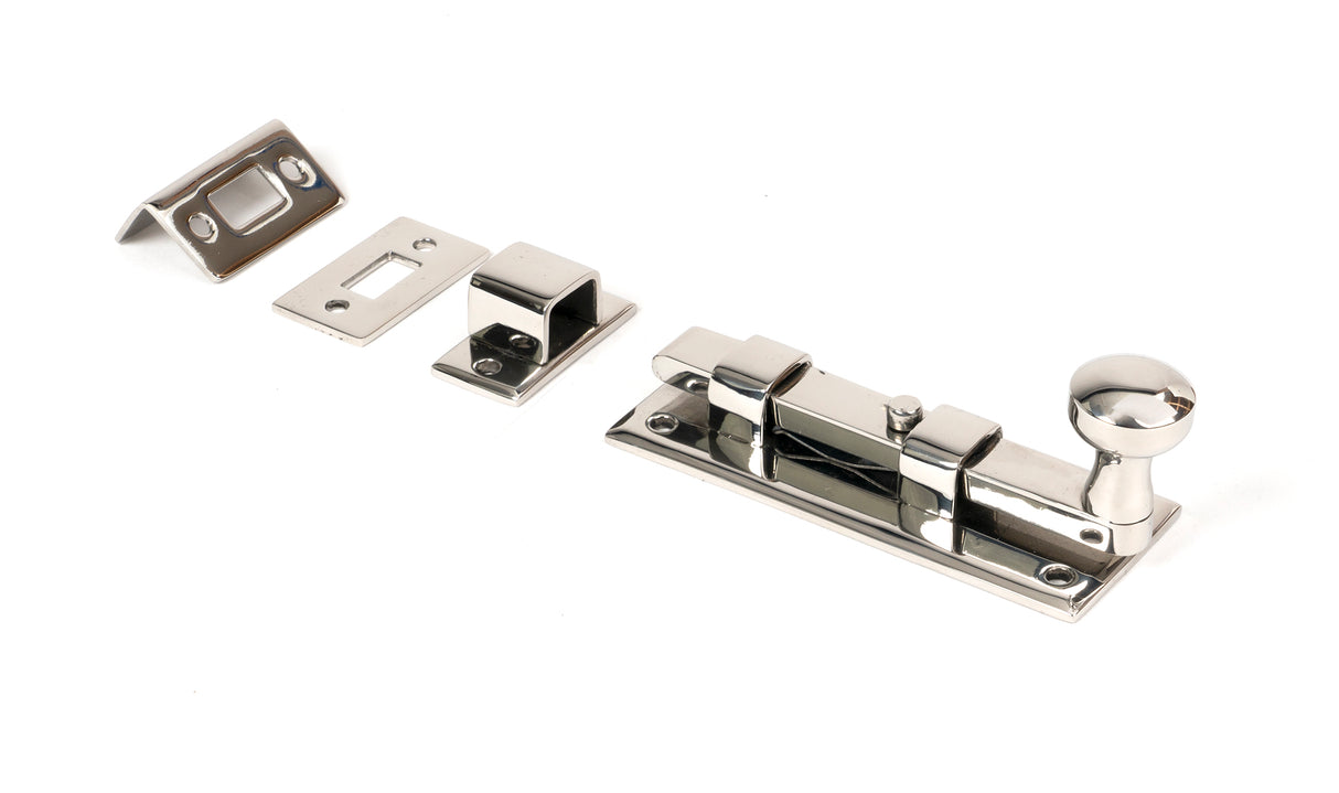 From The Anvil - Polished Marine SS (316) 4" Universal Bolt | Sku. 46424 | Trade Door Handles.