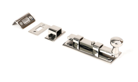 From The Anvil - Polished Marine SS (316) 4" Universal Bolt | Sku. 46424 | Trade Door Handles.