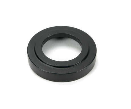 From The Anvil - Matt Black Newbury Lever on Rose Set (Art Deco) | Sku. 46460 | Trade Door Handles.