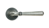 From The Anvil - Pewter Newbury Lever on Rose Set (Plain) | Sku. 46463 | Trade Door Handles.