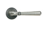 From The Anvil - Pewter Newbury Lever on Rose Set (Art Deco) | Sku. 46464 | Trade Door Handles.