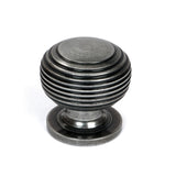 From The Anvil - Pewter Beehive Cabinet Knob 30mm | Sku. 46465 | Trade Door Handles.