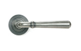 From The Anvil - Pewter Newbury Lever on Rose Set (Beehive) | Sku. 46469 | Trade Door Handles.