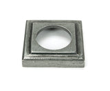 From The Anvil - Pewter Newbury Lever on Rose Set (Square) | Sku. 46470 | Trade Door Handles.