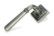 From The Anvil - Pewter Newbury Lever on Rose Set (Square) | Sku. 46470 | Trade Door Handles.