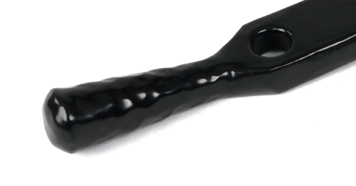 From The Anvil - Black 8" Hammered Newbury Stay | Sku. 46475 | Trade Door Handles.