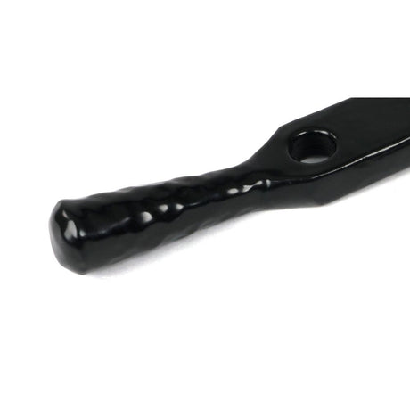From The Anvil - Black 8" Hammered Newbury Stay | Sku. 46475 | Trade Door Handles.