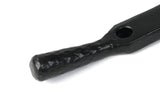 From The Anvil - Matt Black 8" Hammered Newbury Stay | Sku. 46476 | Trade Door Handles.