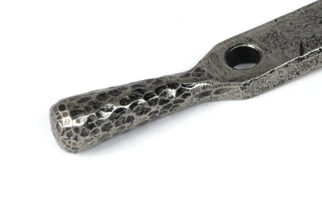 From The Anvil - Pewter 8" Hammered Newbury Stay | Sku. 46477 | Trade Door Handles.