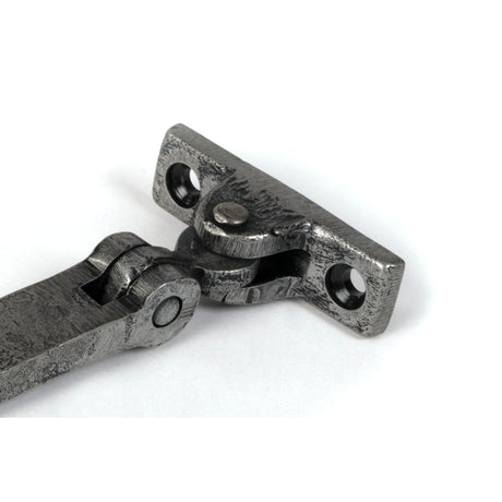From The Anvil - Pewter 8" Hammered Newbury Stay | Sku. 46477 | Trade Door Handles.