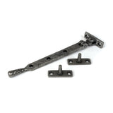 From The Anvil - Pewter 8" Hammered Newbury Stay | Sku. 46477 | Trade Door Handles.